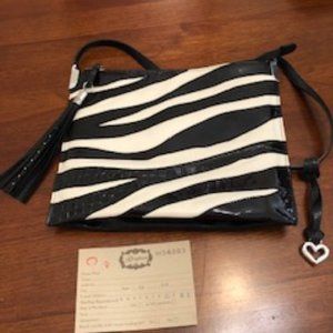 Zebra striped Brighton handbag